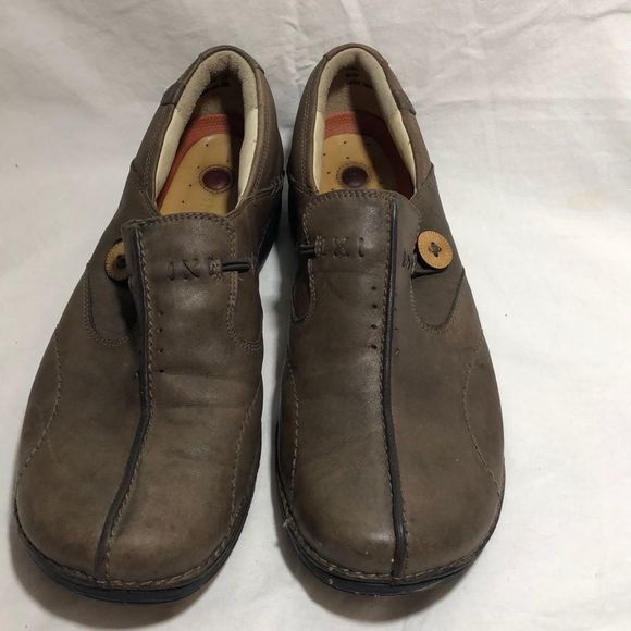 Clarks Unstructured Brown Leather Un‎ Loop Shoe - Picture 5 of 8